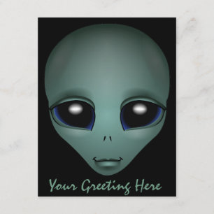 Alien Einladungen Personalisierte Niedliche Alien 