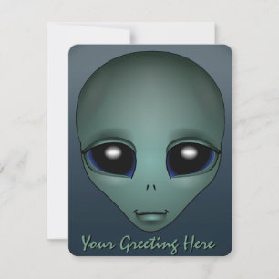 Alien Einladungen Personalisierte Niedliche Alien