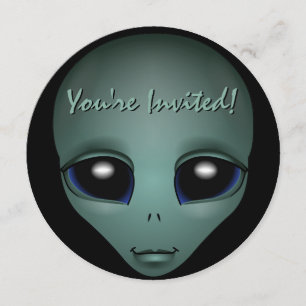 Alien Einladungen Personalisierte Niedliche Alien