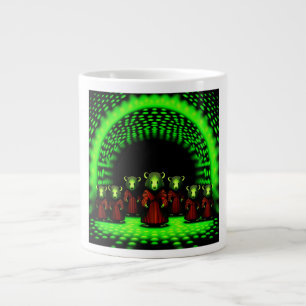 Alien Emisary kommt durch das Portal riesiger Kaff Jumbo-Tasse