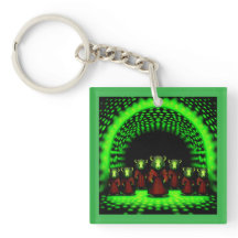 Alien Emisary kommt durch das Portal