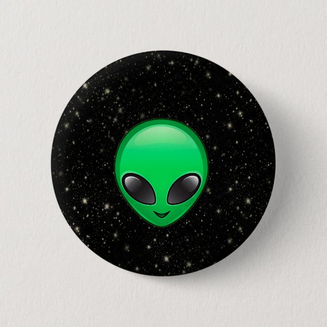 Alien Emojis Button (Vorderseite)