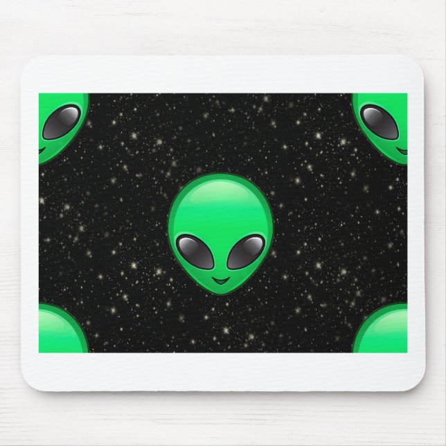 Alien Emojis Mousepad (Vorne)