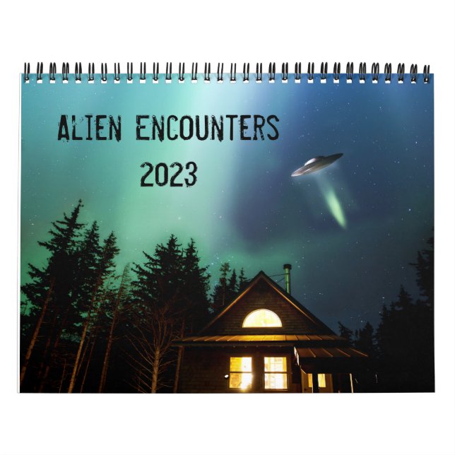 Alien Encounters 2023 Calendar Kalender (Titelbild)