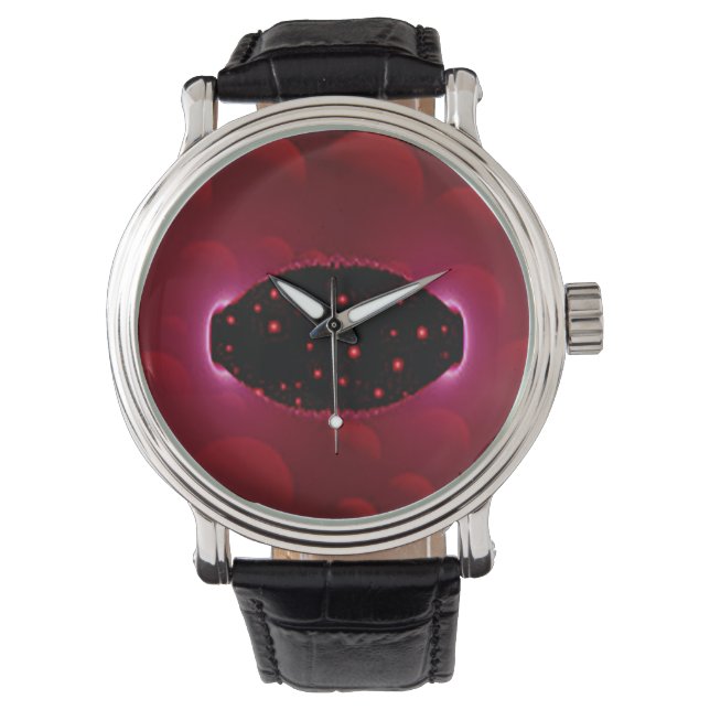 Alien - Energiequelle mit Hintergrundbereichen Armbanduhr (Vorderseite)