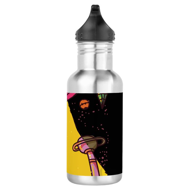 Alien Entführung Edelstahlflasche (Rechts)