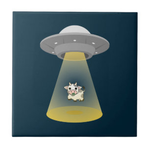 Alien Entführung Fliese
