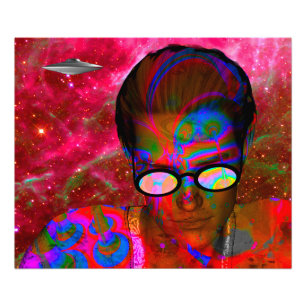 Alien Entführung Fotodruck