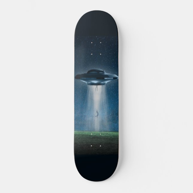 Alien Entführung Skateboard (Vorderseite)