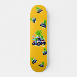 Alien équitation d'un mini skateboard