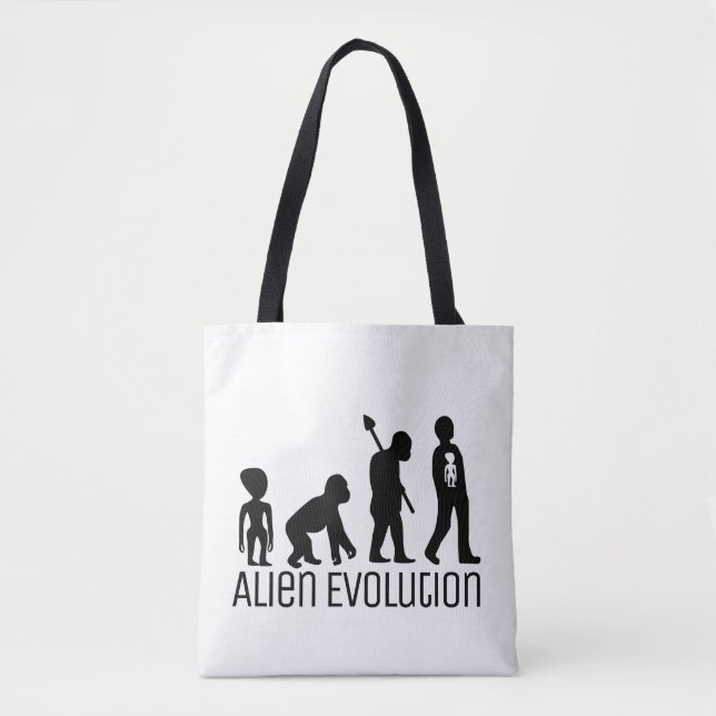 Alien Evolution, extraterrestrische Alien Tasche (Vorderseite)
