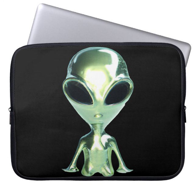 Alien Extraterrestrial Laptopschutzhülle (Vorderseite)