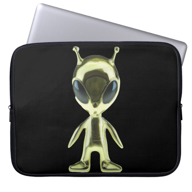 Alien Extraterrestristrial Laptop Sleeve (Vorderseite)