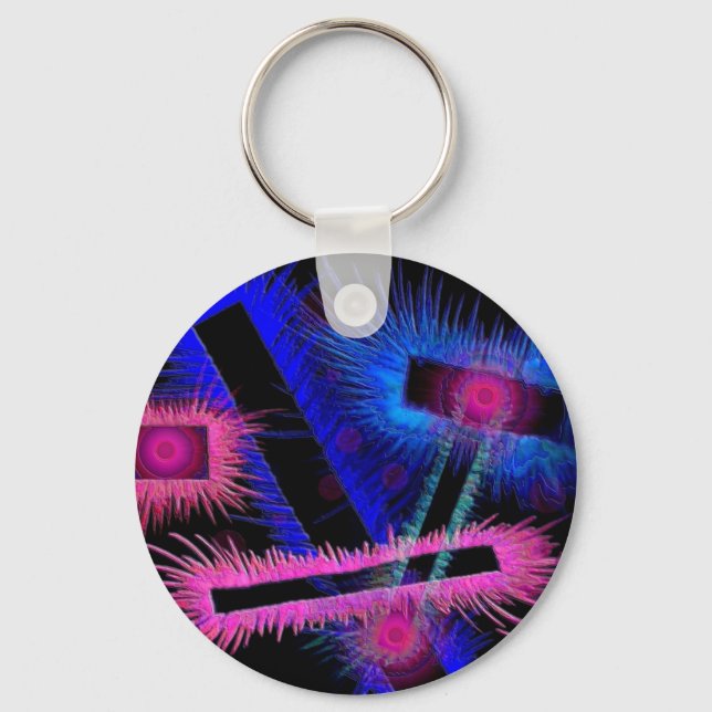 Alien Eyes Schlüsselanhänger (Vorderseite)