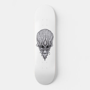 Alien Face, Afrikanische Schädelfaust Wiederaufbau Skateboard