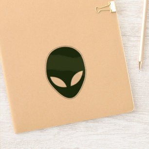 Alien Face Aufkleber