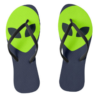 ALIEN FACE FLIP FLOPS