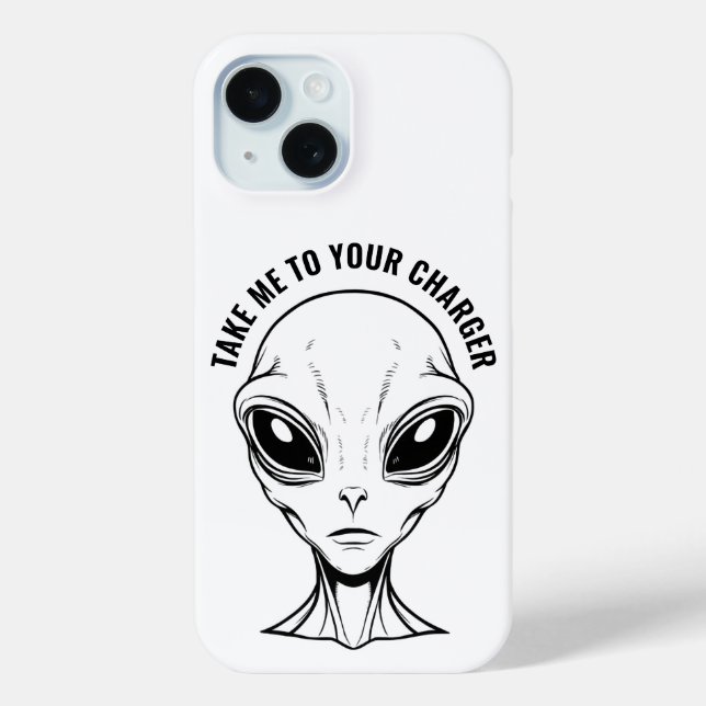Alien Face Phone Case (Rückseite)