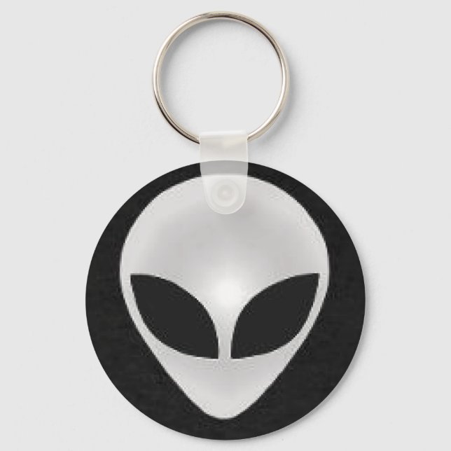 Alien Face Schlüsselanhänger (Vorderseite)