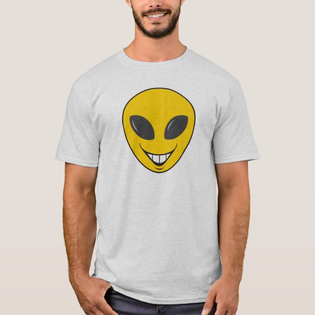 Alien Face T-Shirt (Vorderseite)