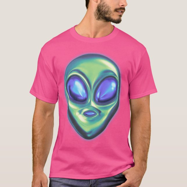 Alien Face T-Shirt (Vorderseite)