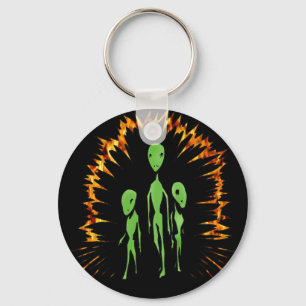 Alien-Familie Schlüsselanhänger