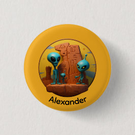 Alien Family Button