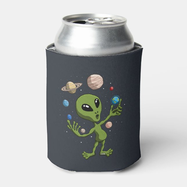 Alien fand Leben Dosenkühler (Kanne Vorderseite)