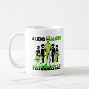 Alien fashionistas.w kaffeetasse