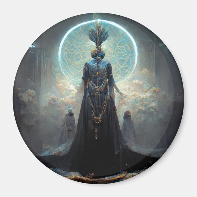 Alien Fee 3 Fantasy Sci-Fi Magnet (Vorne)