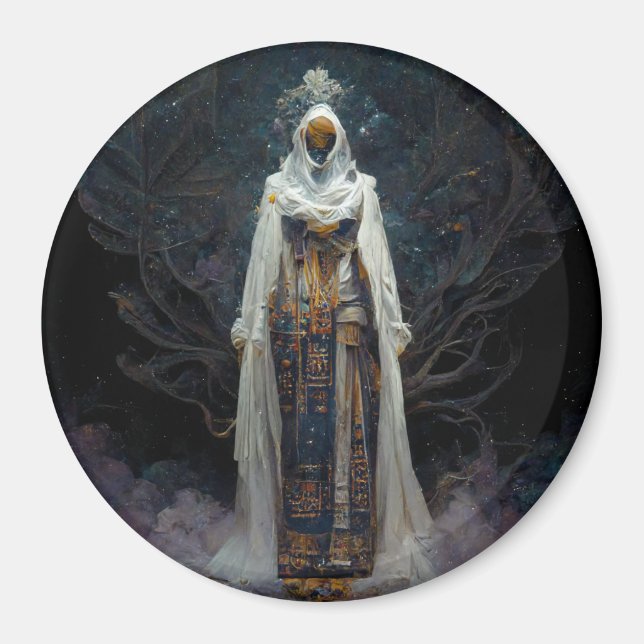 Alien Fee Fantasy Sci-Fi Magnet (Vorne)