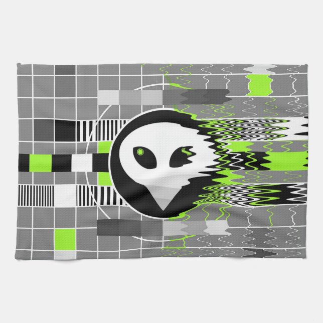 Alien Fernsehküchentuch Geschirrtuch (Horizontal)