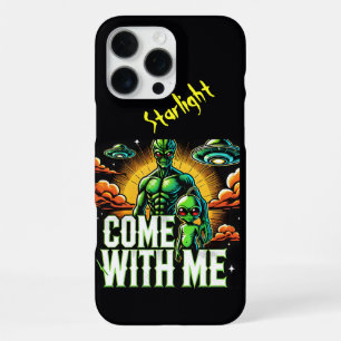 Alien Figuren: Abenteuer im Weltraum iPhone 16 Pro Max Hülle