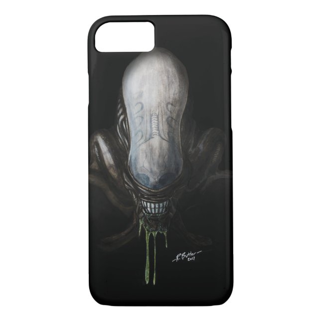 Alien-Film-Monster-Telefon-Kasten Case-Mate iPhone Hülle (Rückseite)