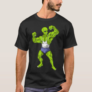 Alien Fitness Bodybuilder T-Shirt