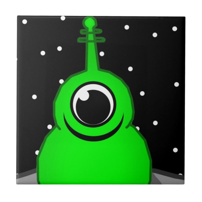 Alien Fliese (Vorderseite)