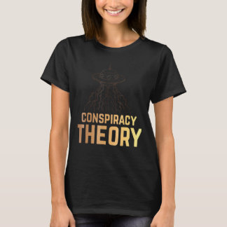 Alien Flying Saucer Ufo Verschwörungstheorie T-Shirt
