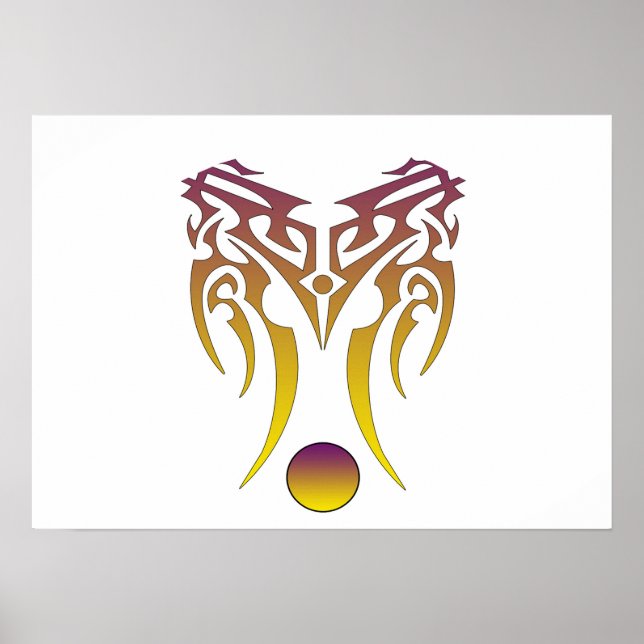 Alien Football Poster (Vorne)