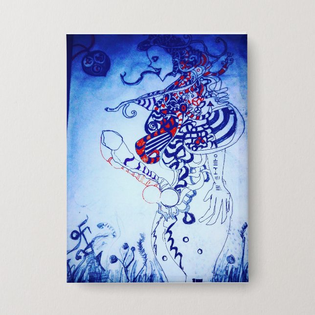 alien for real  button (Vorderseite)