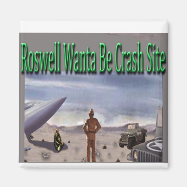 Alien Foto - neue Ausgabe Magnet (Vorne)