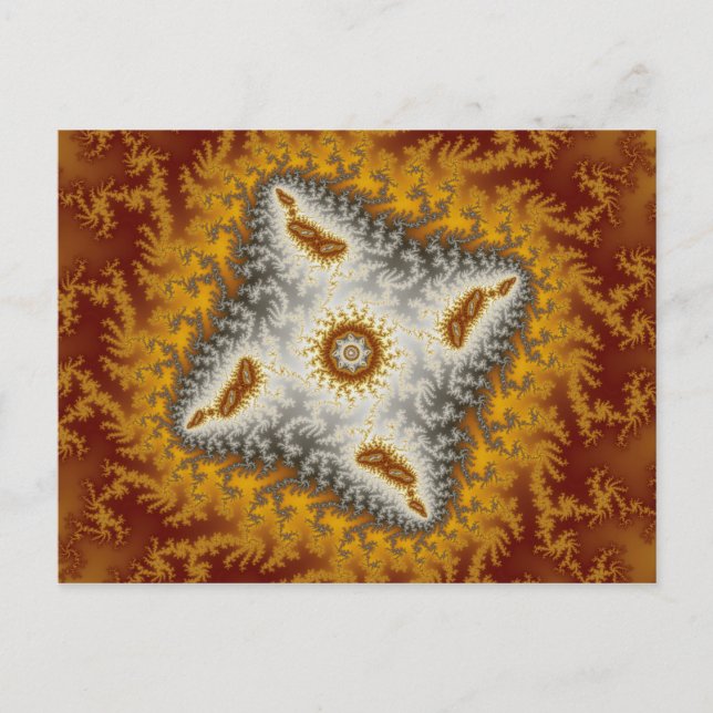 Alien - Fraktal Postkarte (Vorderseite)