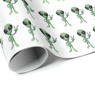 Alien - Friede / Unterzeichnung Geschenkpapier