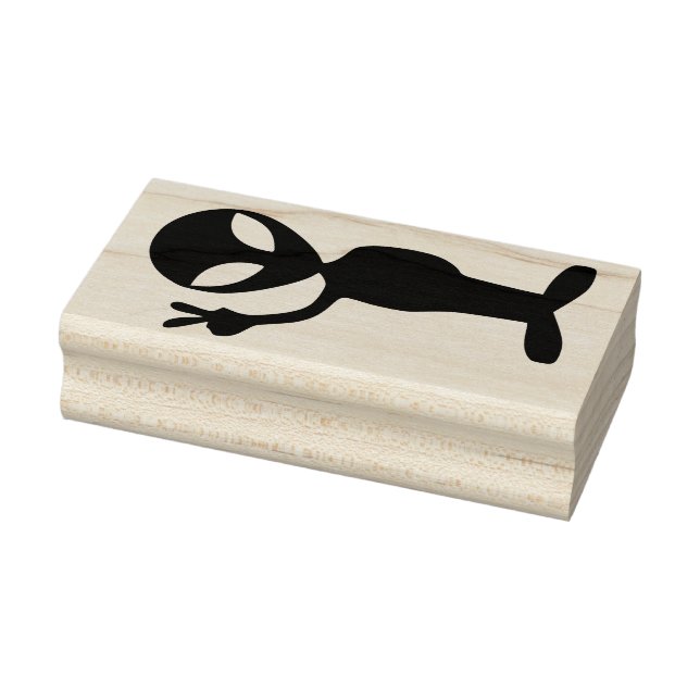 Alien Frieden Gummistempel (Stempel)