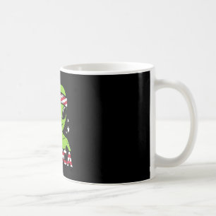 Alien Friedenshand Amerika vierter Juli 4. patriot Kaffeetasse