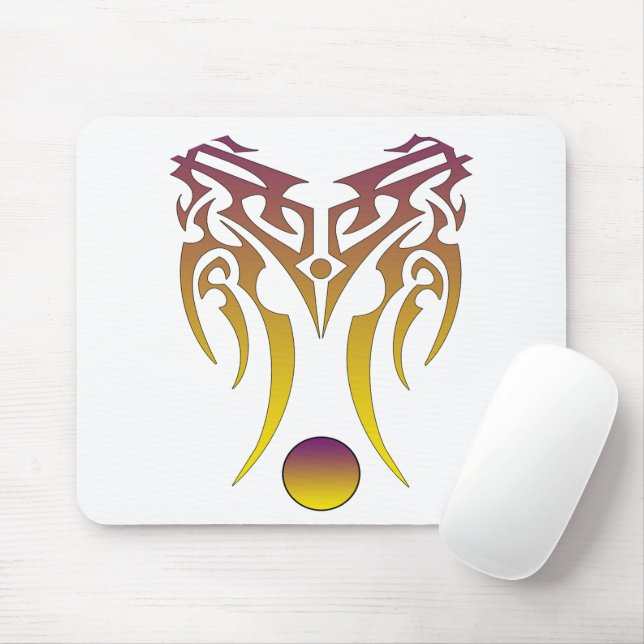 Alien-Fußball-Mauspad Mousepad (Mit Mouse)