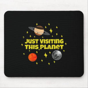 Alien Galaxy Hallo, die den Planeten im Weltraum b Mousepad