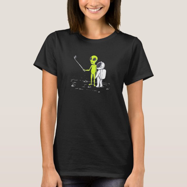 Alien Galaxy Ufo Fan Sifi Stil Streetwear top._2 T-Shirt (Vorderseite)