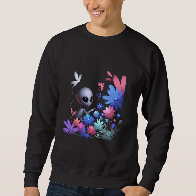 Alien Garden Discovery - Kinderschutz Sweatshirt (Vorderseite)