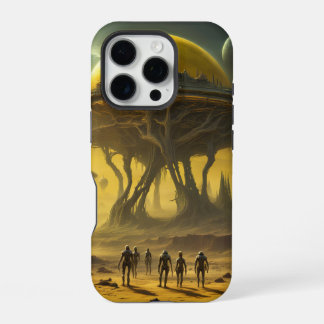 Alien Gelber Planet Handyhüllen iPhone 16 Pro Hülle