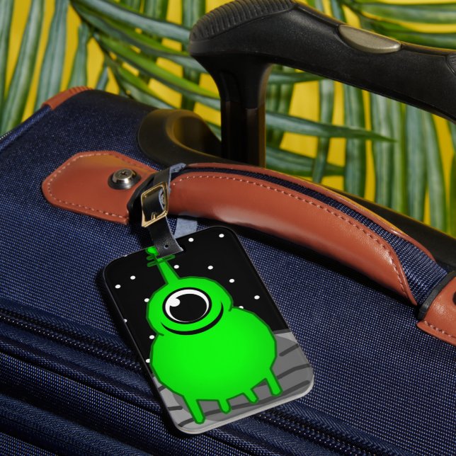 Alien Gepäckanhänger (Vorderseite Insitu 1)